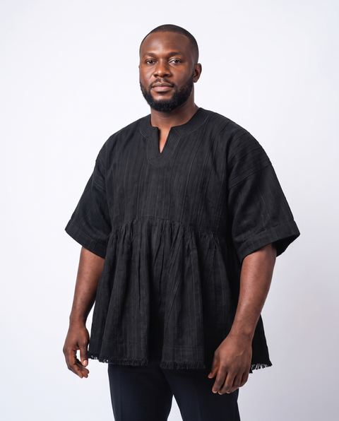 Black Fugu Smock