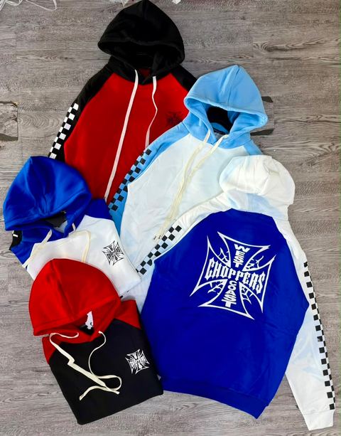 Color block hoodie