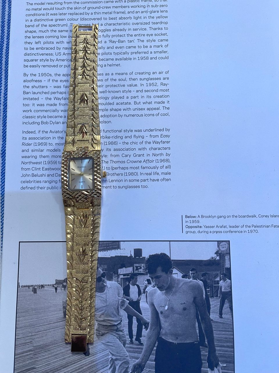 Gold watch