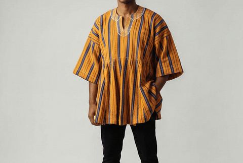 Sunset Orange Fugu Smock